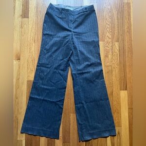 MICHAEL Michael Kors Gray Pinstripe Pants